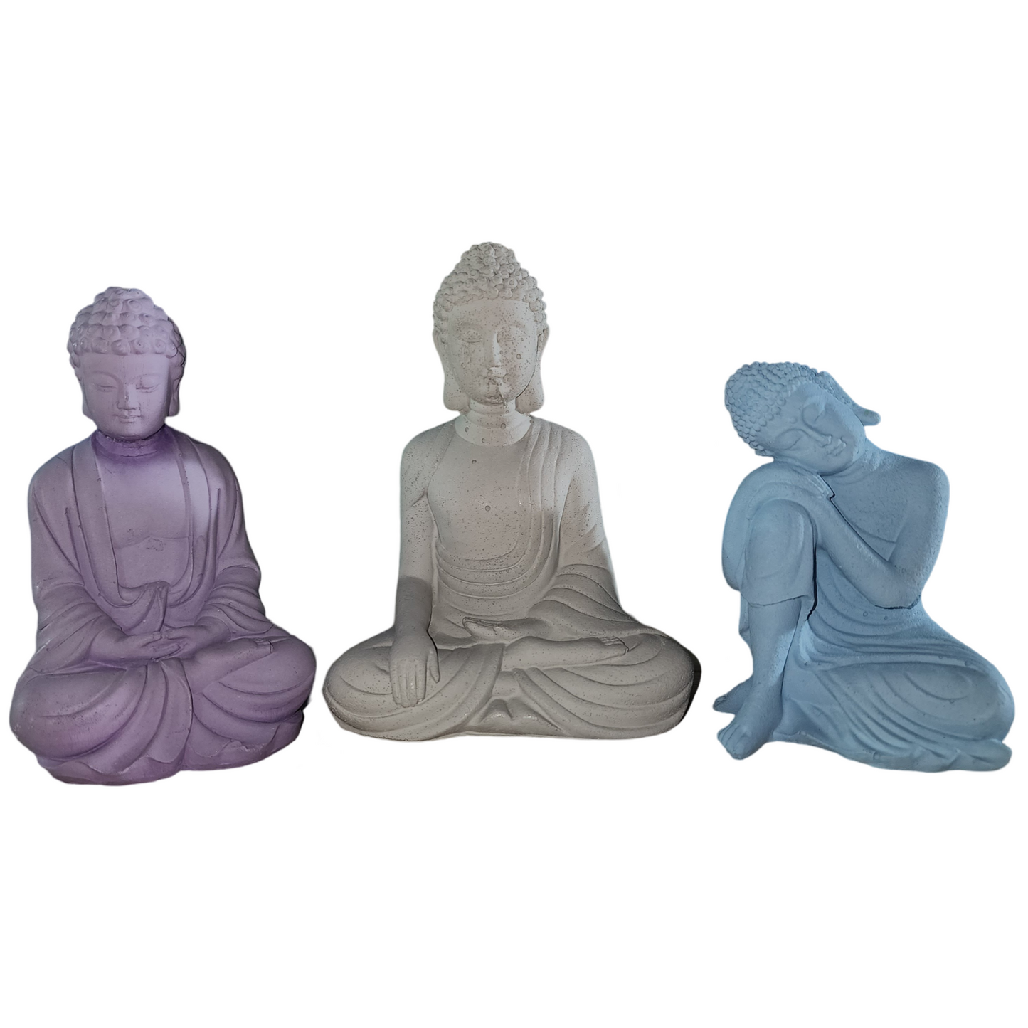 Buddha - Concrete Buddha - Statue - Religious - Zen Modern - Peaceful Piece - Shrine - Elegant Beauty