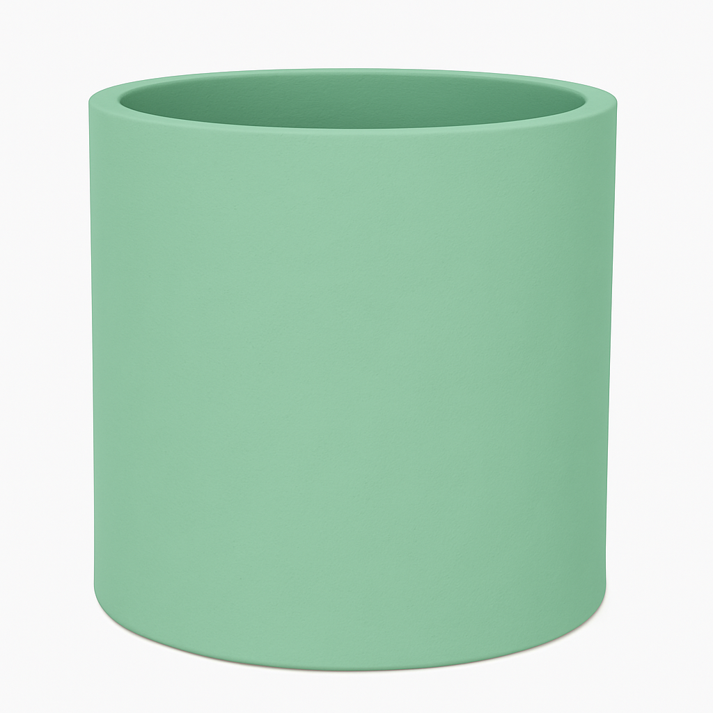 Circle Cylinder Concrete Planter Pot