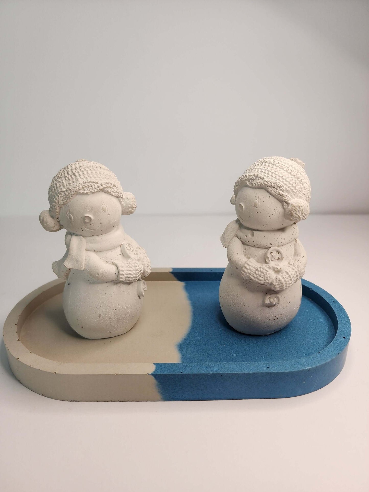 Snow Person Decoration - Snow Person Figurine - Christmas Decoration - Home Goods - Paint Able Arts and Crafts - Holiday Item - Snowman item