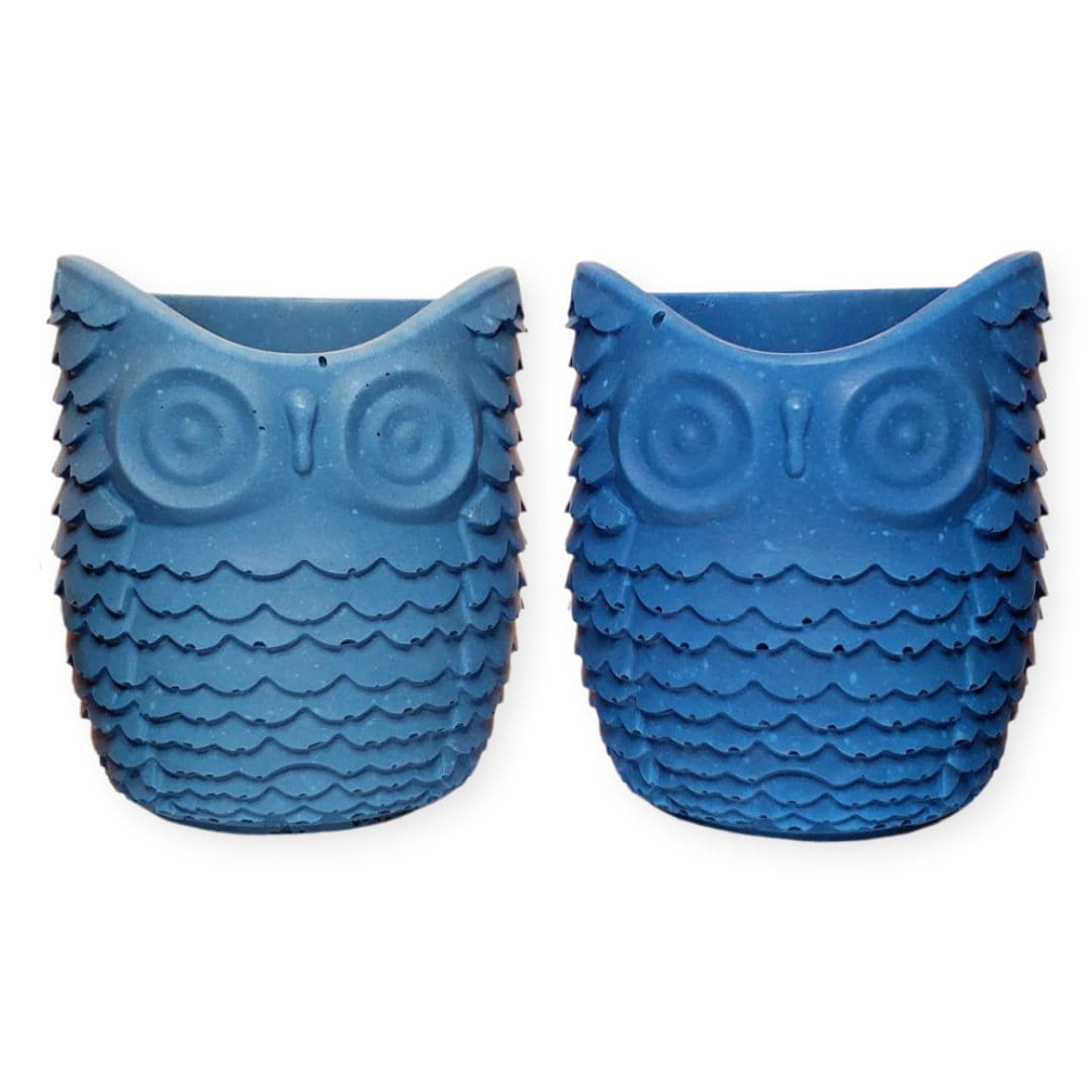 Medium Owl Concrete Planter - Succulent Pot - Modern Décor - Gift - Wedding and Shower Favor - Concrete Product - Candle Vessel
