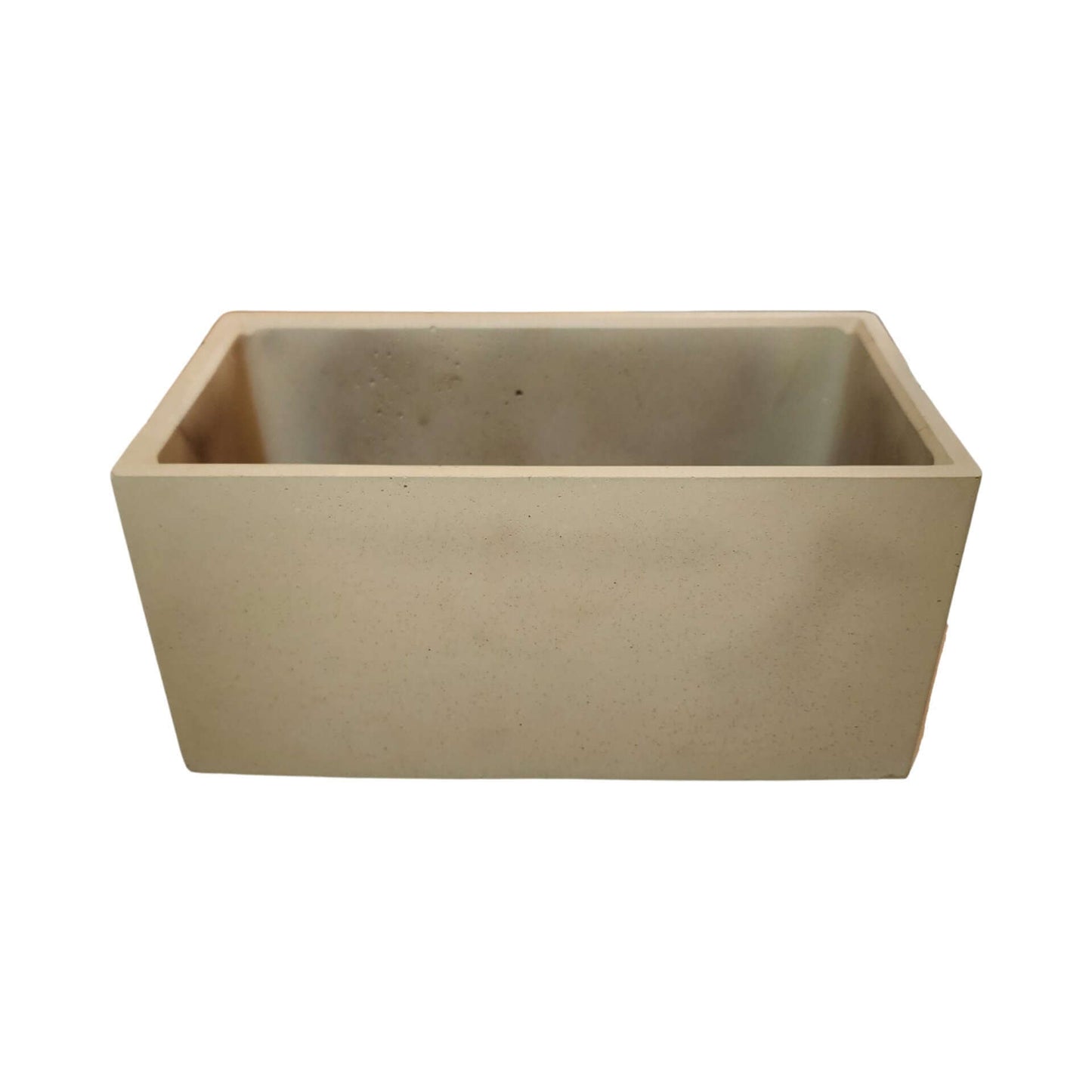 Rectangle Concrete Planter - Succulent Pot - Medium Pot - Modern Decor - Gift - Wedding/Shower Favor - Concrete Product - Candle Vessel
