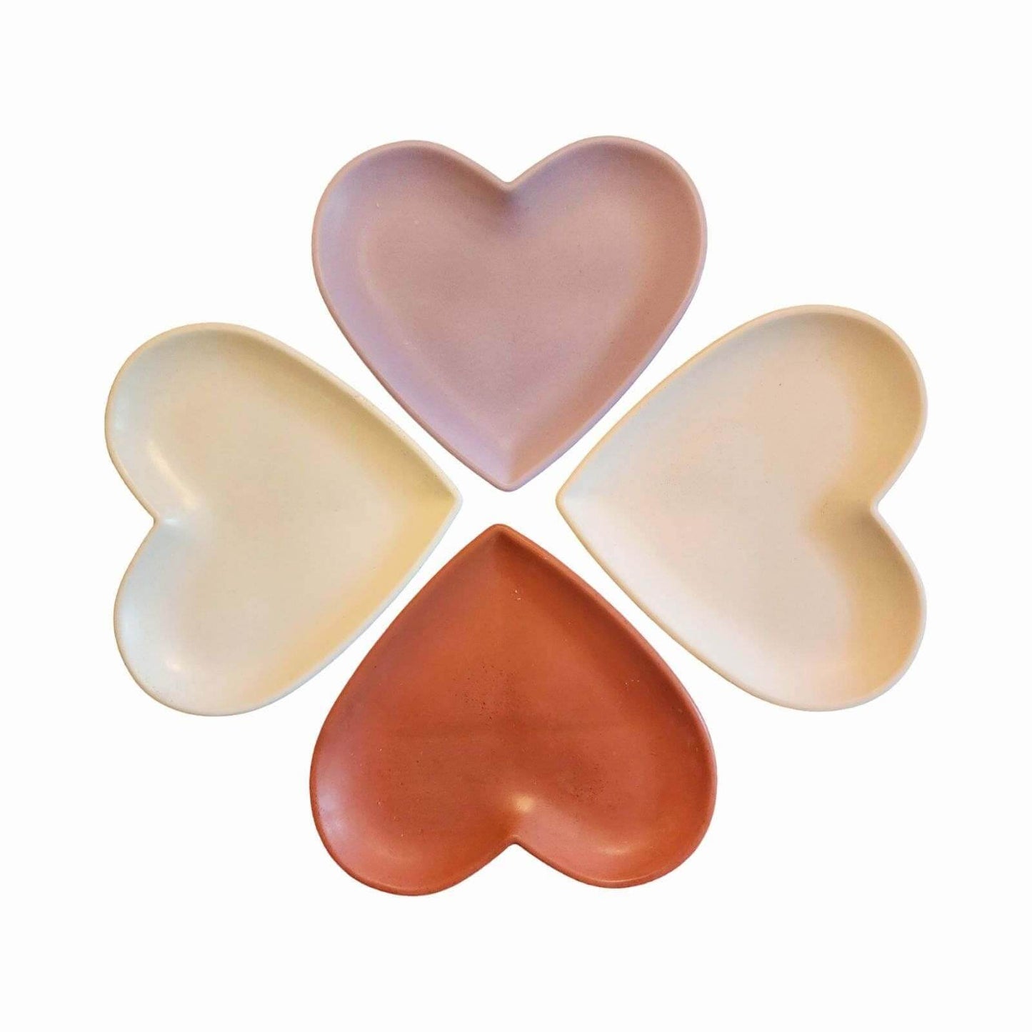 Heart Trinket Tray - Concrete Decoration - Modern Decor - Housewarming Wedding Gift - Home Goods - Colorful Organizer - Jewelry Minimalist