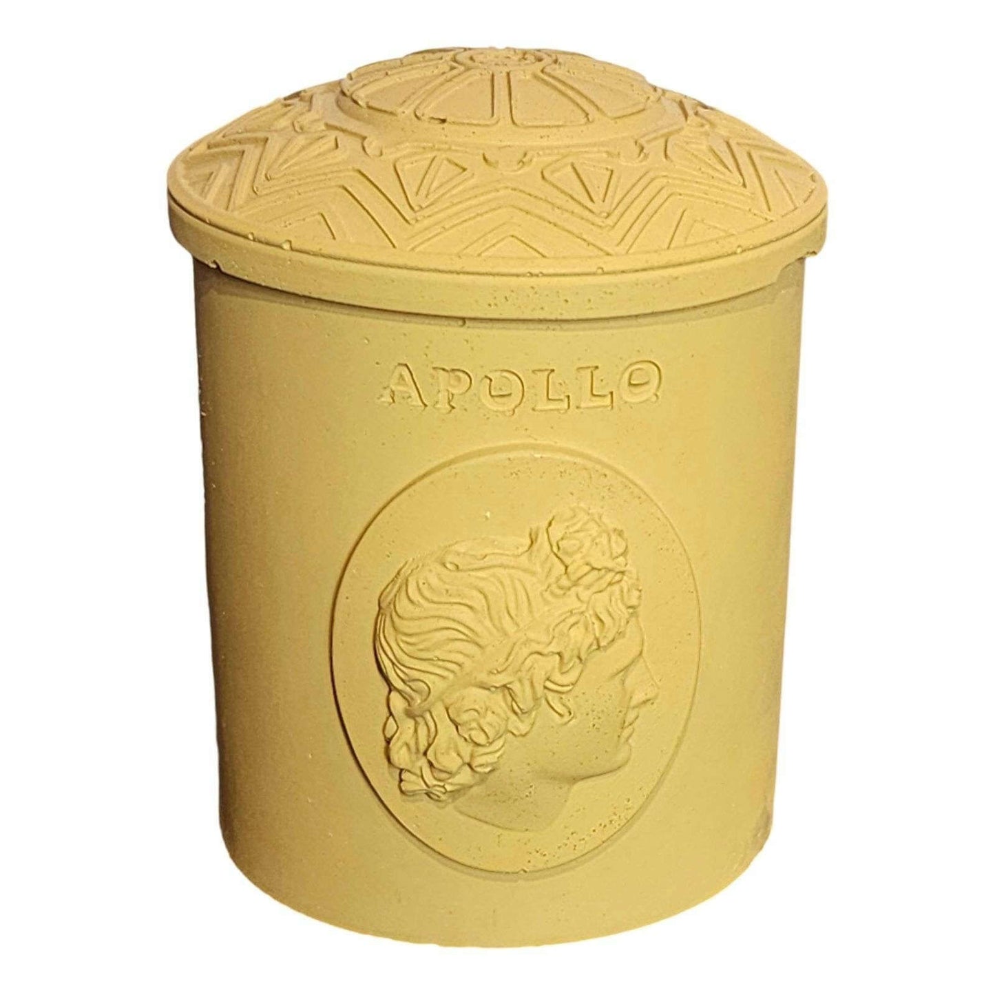 Greek God Jar - Classical Decor - Concrete Decor - Apollo Venus Cupid Poseidon Hermes Home Accent - Colorful Organizer - Antiquity - Cement