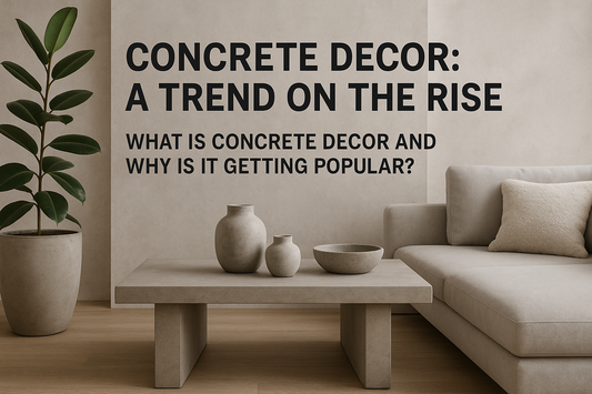 What is Concrete Decor and Why Is It Getting Popular?