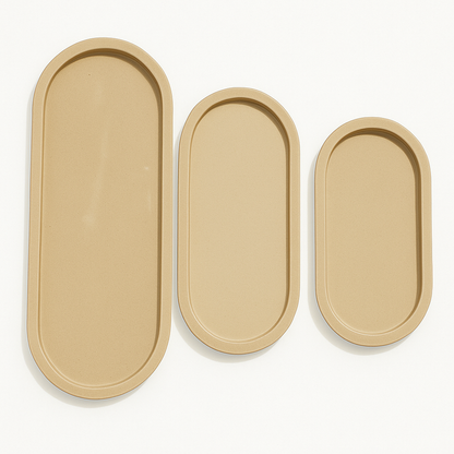 Oval Concrete Bathroom & Jewelry Tray