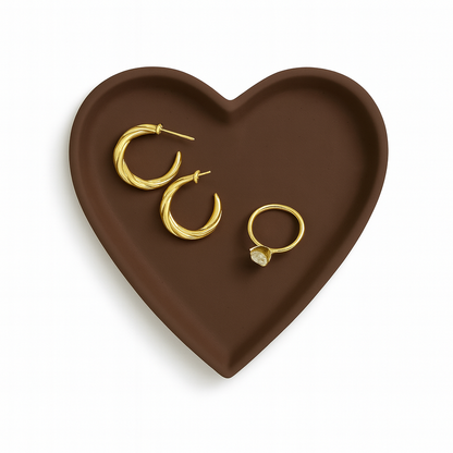Heart Concrete Trinket Tray