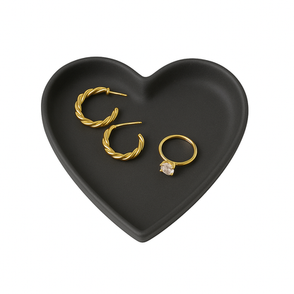 Heart Concrete Trinket Tray