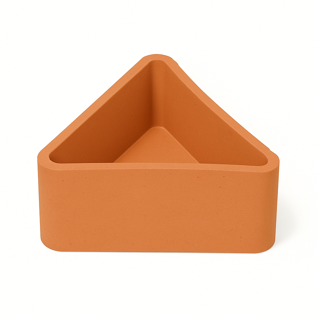 Triangle Concrete Succulent Plante