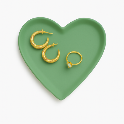 Heart Concrete Trinket Tray