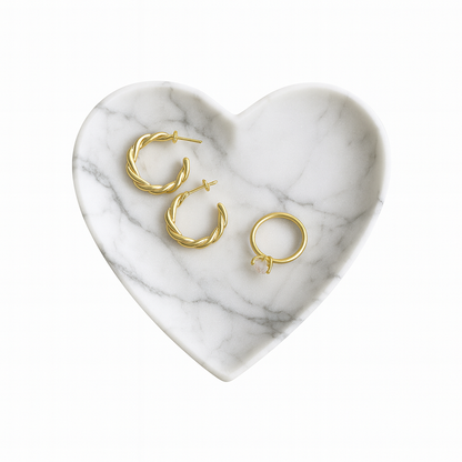 Heart Concrete Trinket Tray