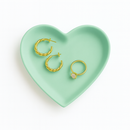 Heart Concrete Trinket Tray