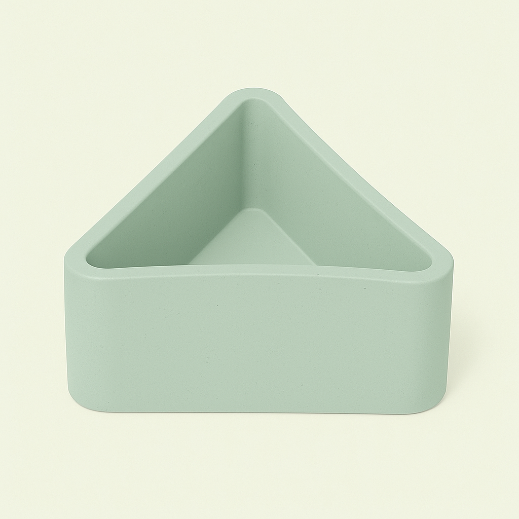 Triangle Concrete Succulent Plante