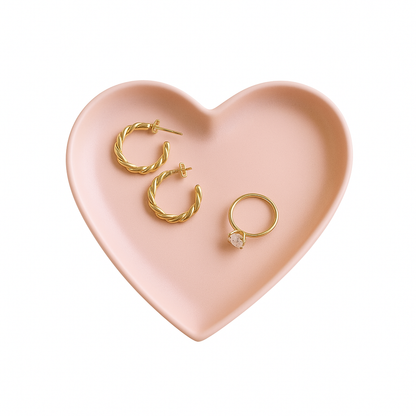 Heart Concrete Trinket Tray