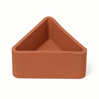 Triangle Concrete Succulent Plante