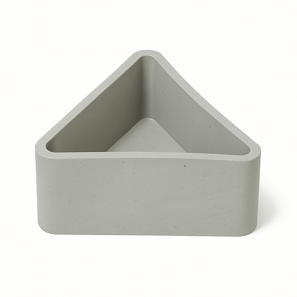 Triangle Concrete Succulent Plante