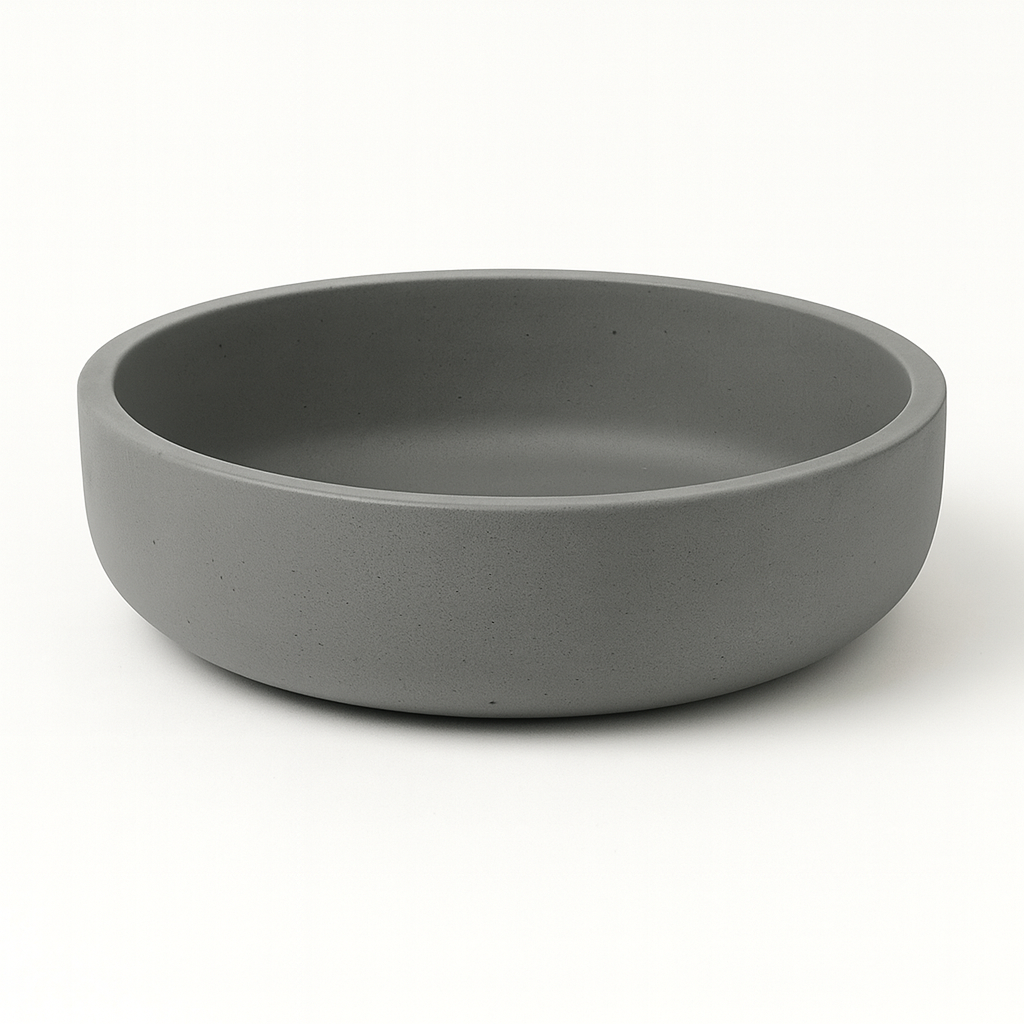 Circle Concrete Bowl Succulent Pot