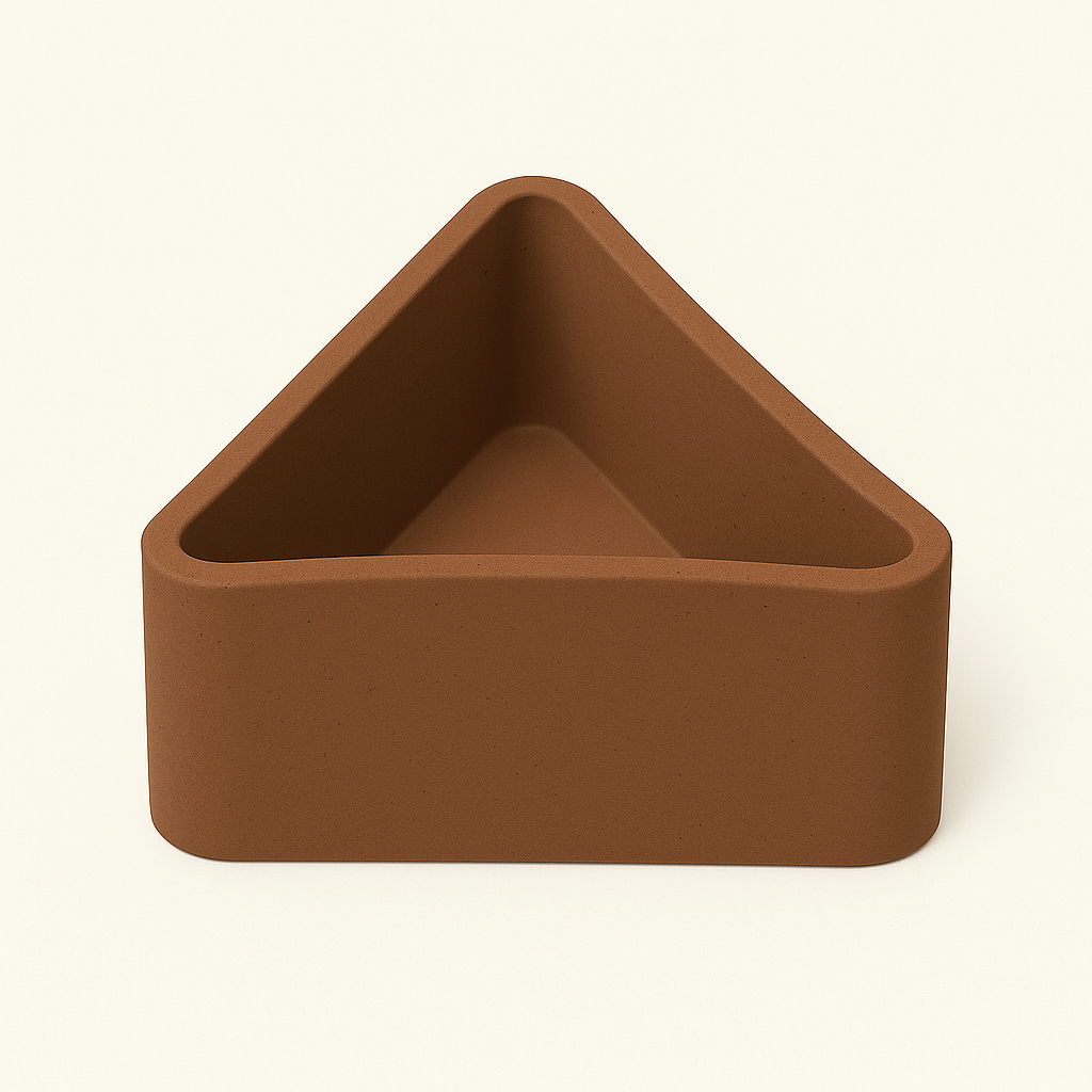 Triangle Concrete Succulent Plante