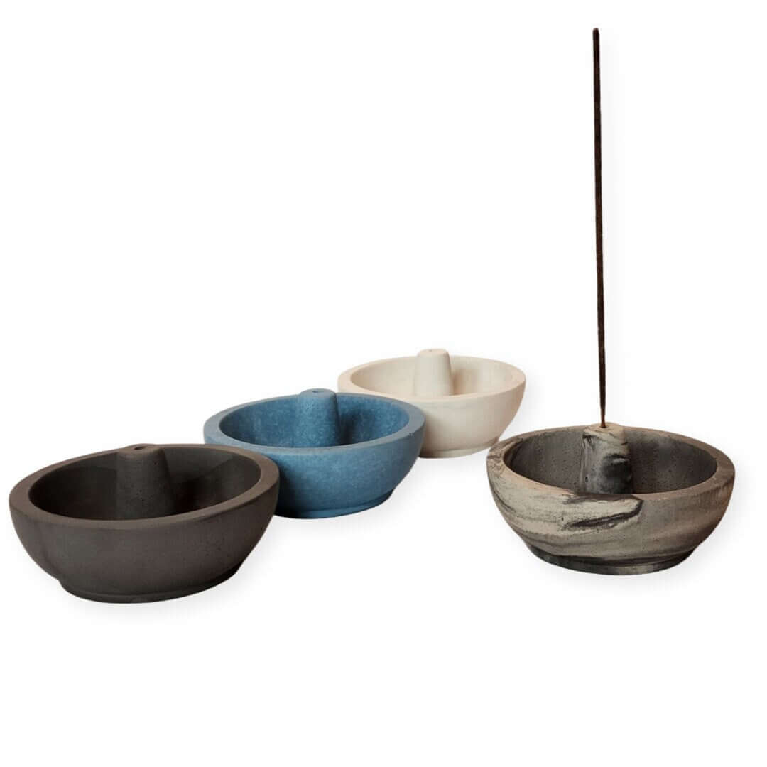 Handmade Concrete Incense Burner & Ashtray