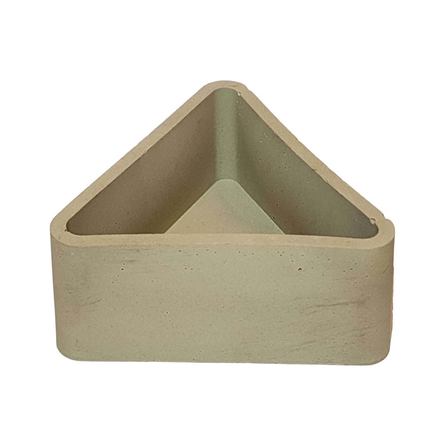 Triangle Concrete Planter - Succulent Pot - Small Pot - Modern Decor - Gift - Wedding/Shower Favor - Concrete Product - Candle Vessel