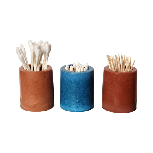 Match Stick Holder - Tooth Pick Holder - Concrete Match Stick Holder - Concrete Decor