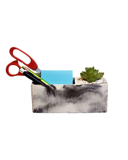 Desk Organizer - Concrete - Modern Organizer - Desk Top Planter - Home Decor - Elegant Household Products - Cement House Minimalist Item