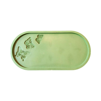Garden Tray - Bathroom Tray - Concrete Tray - Jewelry - Modern Decor - Housewarming Gift - Home Products - Colorful Organizer - Incense