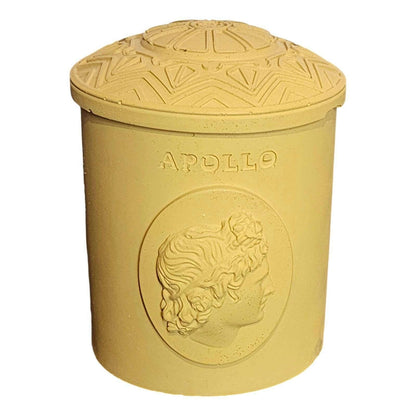 Greek God Jar - Classical Decor - Concrete Decor - Apollo Venus Cupid Poseidon Hermes Home Accent - Colorful Organizer - Antiquity - Cement