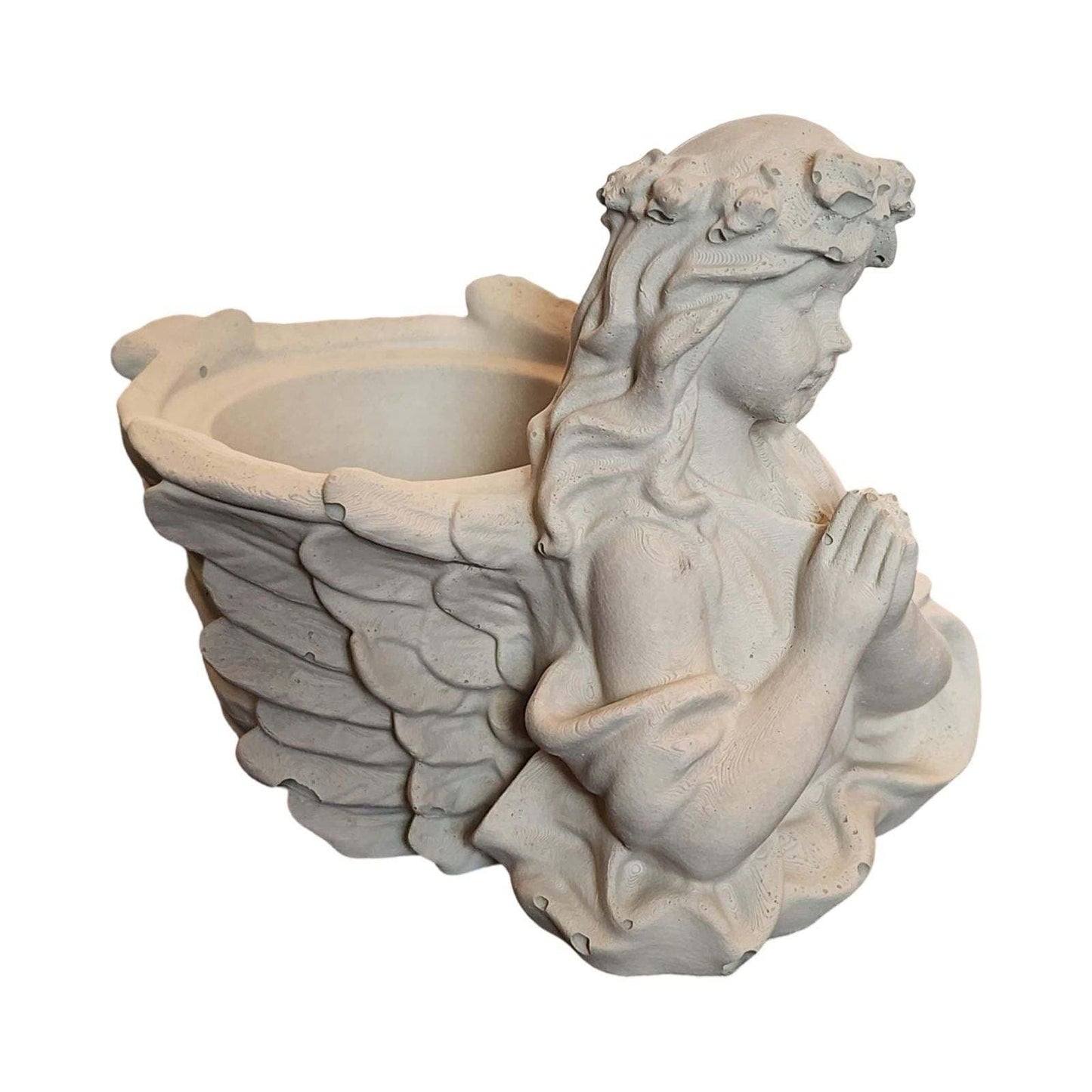 Praying Angel Pot - Memorial Figurine - House Decor - Gardening - Outdoor - Religious Design - Classical Sculpture - Cute Home Goods