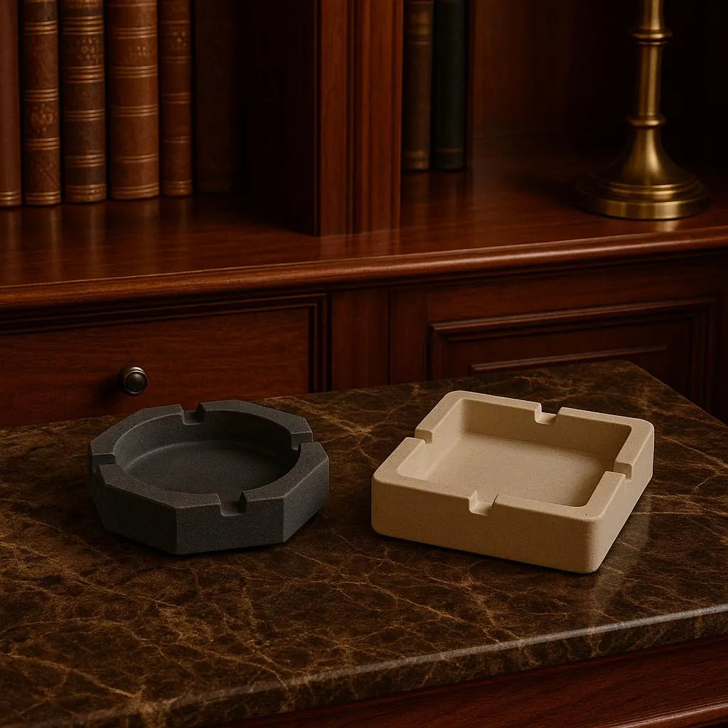 Ashtray - Concrete Ashtray - Circle Ashtray - Square Ashtray - Decorative Home Goods - Housewarming - Cement Product - Colorful  Organizer
