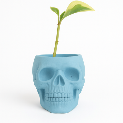 Skull Concrete Planter for Succulents